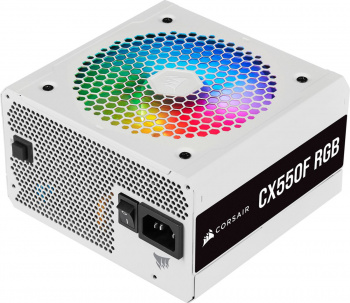 Блок питания Corsair ATX 550W CX550F RGB WHITE