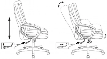 Кресло руководителя Бюрократ  CH-868N