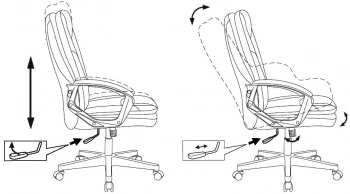 Кресло руководителя Бюрократ  CH-868N