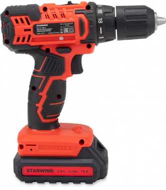 Дрель-шуруповерт Starwind DS-13-18B-2