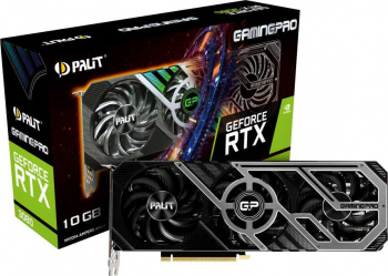 Видеокарта Palit PCI-E 4.0  PA-RTX3080 GAMINGPRO 10G V1