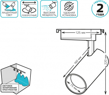 Светильник Gauss  TR073