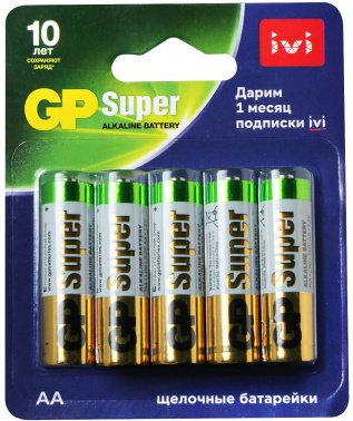 Батарея GP Super Alkaline 15A/IVI-2CR10