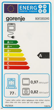 Духовой шкаф Электрический Gorenje BO6725E02WG