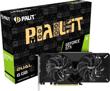 Видеокарта Palit PCI-E  PA-GTX1660Ti DUAL 6G