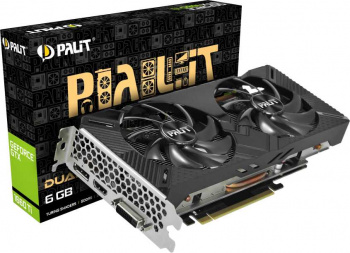Видеокарта Palit PCI-E  PA-GTX1660Ti DUAL 6G