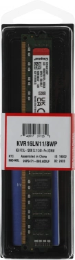Память DDR3L 8Gb 1600MHz Kingston  KVR16LN11/8WP