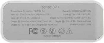 Мобильный аккумулятор Romoss  Sense 8P+