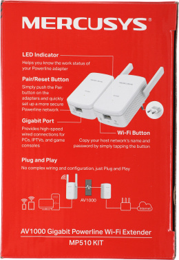 Сетевой адаптер Powerline Mercusys MP510 KIT