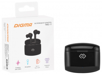 Гарнитура внутриканальные Digma TWS-11