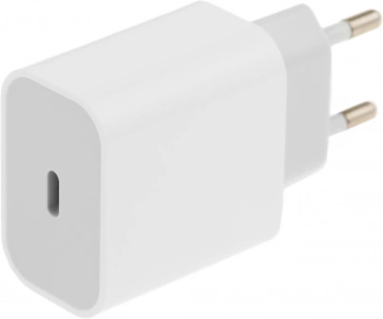 Сетевое зар./устр. BoraSCO 20W 3A (PD) USB Type-C универсальное белый (50634)