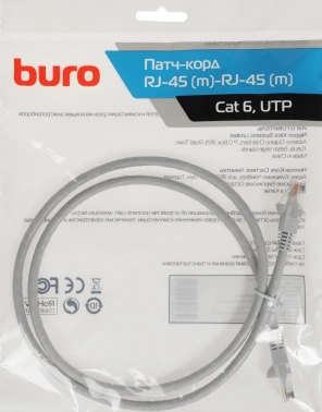 Патч-корд Buro UTP-6-1M-G