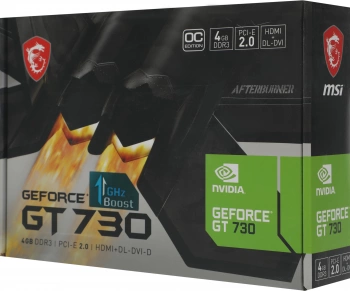 Видеокарта MSI PCI-E 2.0 N730K-4GD3/OCV1 NVIDIA  GeForce GT 730