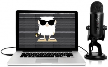 Микрофон проводной Blue Yeti Blackout