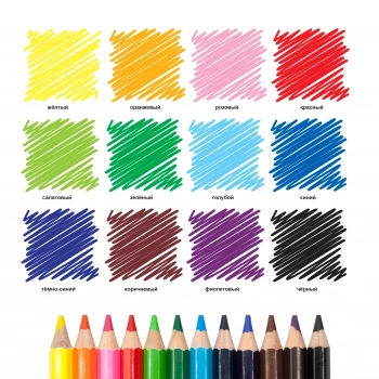 Карандаши цв. Silwerhof  Mini