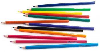 Карандаши цв. Silwerhof Веселые друзья 2.6мм шестигран. пластик ассорти 12цв. коробка/европод.