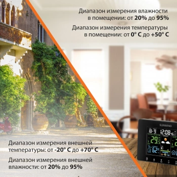 Погодная станция SunWind SW-WSH160-COLOR