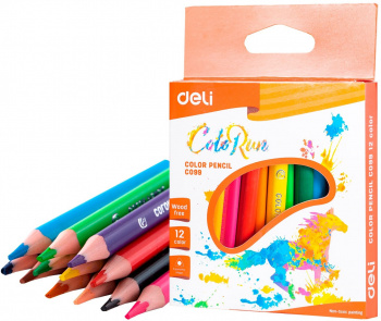 Карандаши цв. Deli  EC09900