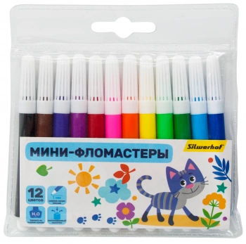 Фломастеры Silwerhof  Веселые друзья