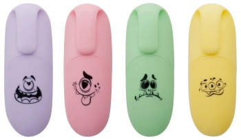 Набор текстовыделителей Silwerhof  Monster Pastel