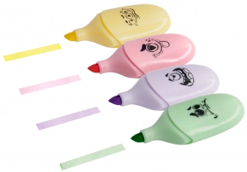 Набор текстовыделителей Silwerhof  Monster Pastel