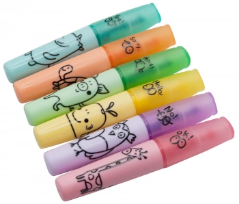 Набор текстовыделителей Silwerhof  Happy Zoo