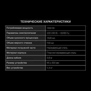 Блендер погружной Hyundai HYB-H5442