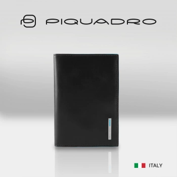 Обложка для документов Piquadro Blue Square PP5256B2/N черный натур.кожа