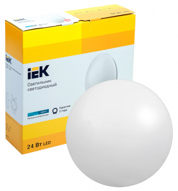 Светильник IEK 24Вт 4000K белый (LDPB0-1003-24-4000-K01)