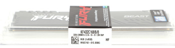 Память DDR4 8Gb 3200MHz Kingston  KF432C16BB/8