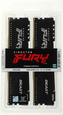Память DDR4 2x8Gb 3200MHz Kingston  KF432C16BBK2/16