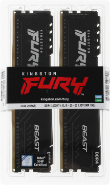 Память DDR4 2x16Gb 3200MHz Kingston  KF432C16BBK2/32
