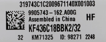 Память DDR4 2x16Gb 3600MHz Kingston  KF436C18BBK2/32
