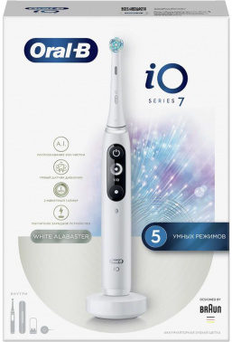 Зубная щетка электрическая Oral-B iO Series 7, iOM7.1A1.1BD Alabaster