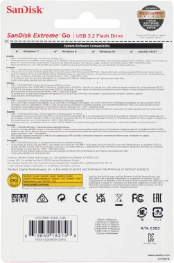 Флеш Диск Sandisk 256GB Extreme Go