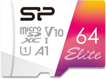 Флеш карта microSDXC 64GB Silicon Power  SP064GBSTXBV1V20SP