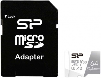 Флеш карта microSDXC 64GB Silicon Power  SP064GBSTXDA2V20SP
