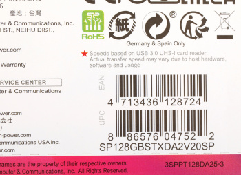 Флеш карта microSDXC 128GB Silicon Power  SP128GBSTXDA2V20SP