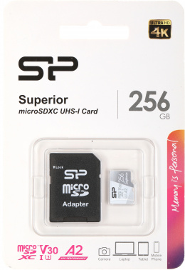 Флеш карта microSDXC 256GB Silicon Power  SP256GBSTXDA2V20SP