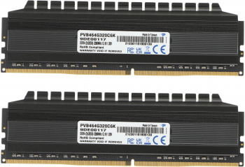 Память DDR4 2x32Gb 3200MHz Patriot  PVB464G320C6K