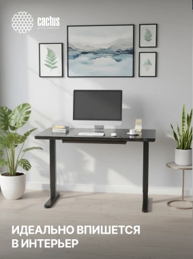 Стол для компьютера Cactus  CS-EGD-BBK