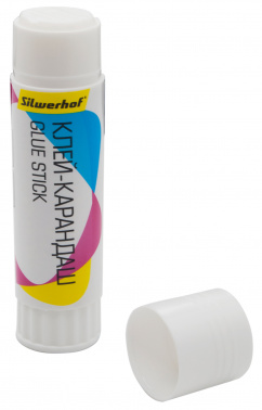 Клей-карандаш Silwerhof 40гр ПВА термоусадочная упаковка