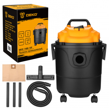 Строительный пылесос Deko DKVC-1400-15P