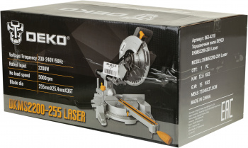 Торцовочная пила Deko DKMS2200-255 Laser