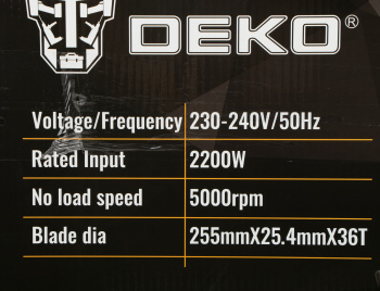 Торцовочная пила Deko DKMS2200-255 Laser