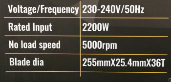 Торцовочная пила Deko DKMS2200-255 Laser