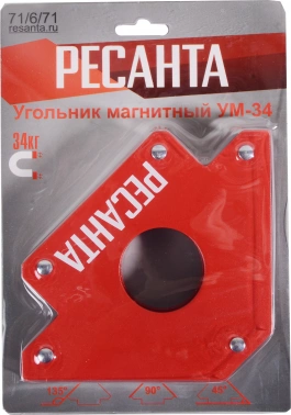 Угольник магн. Ресанта  УМ-34