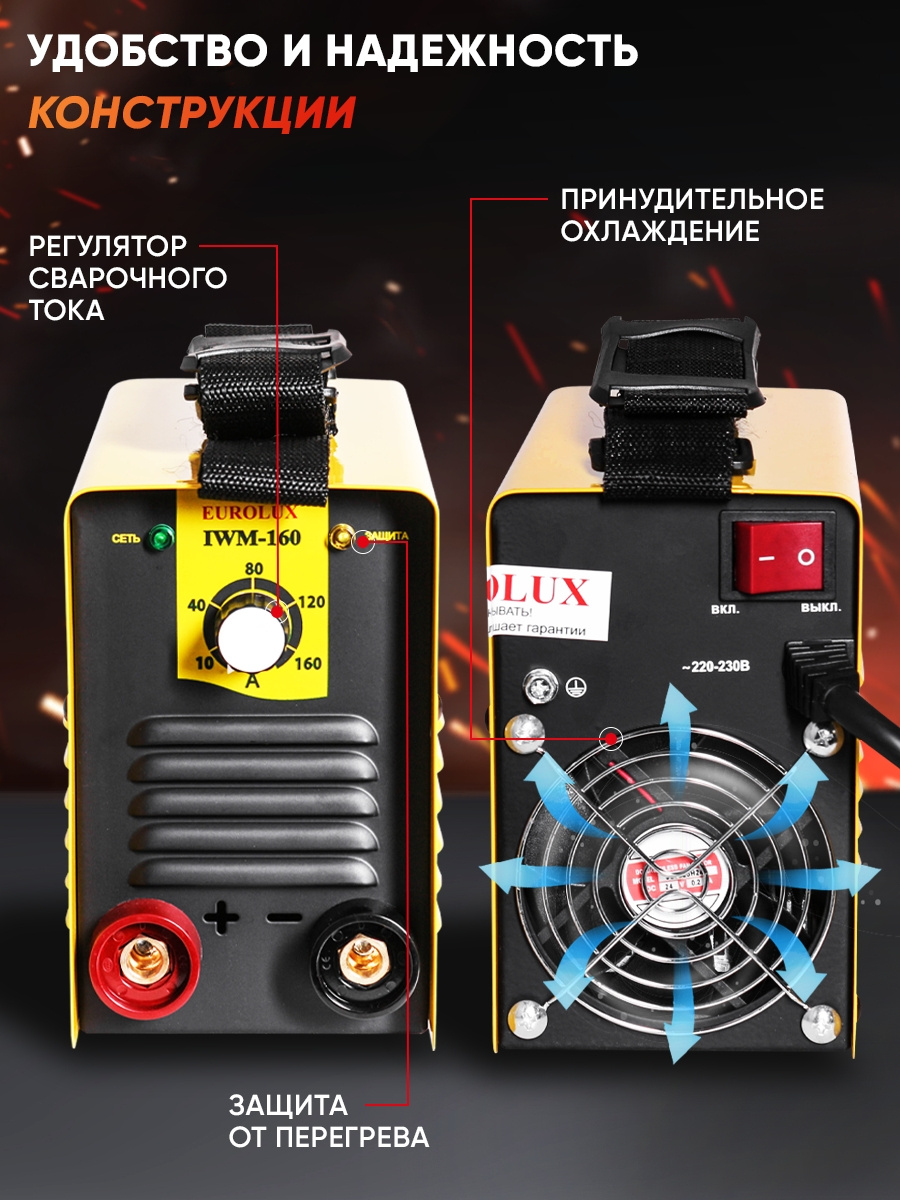 Сварочный инвертор eurolux iwm160 отзывы