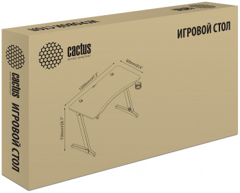 Стол игровой Cactus  CS-GTZ-BKRD-CARBON