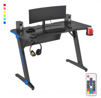 Стол игровой Cactus  CS-GTIZ-BK-CARBON-RGB